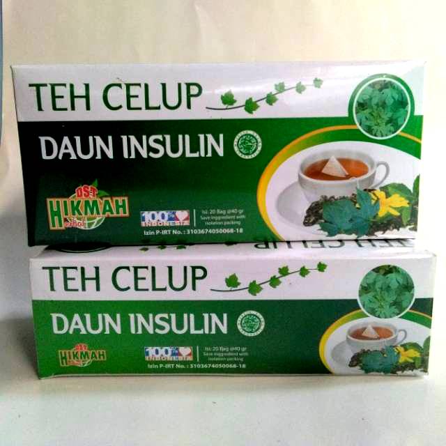 Teh celup diabet daun insulin