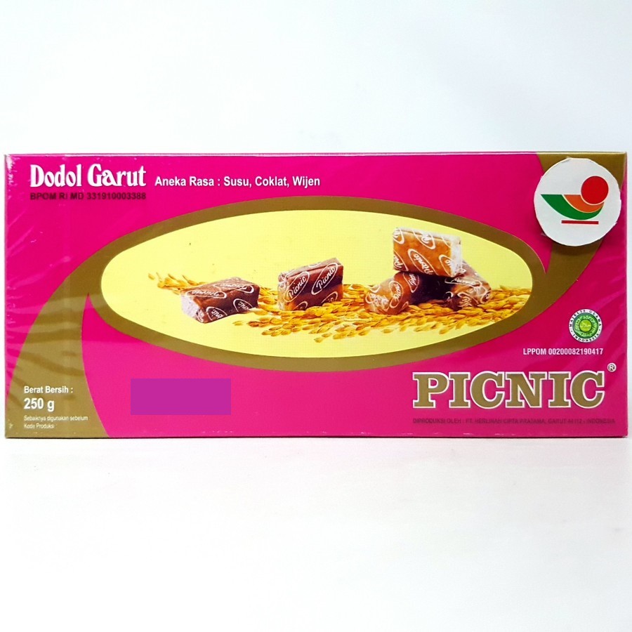 Jual PICNIC DODOL GARUT 250gr 500gr 1000gr HALAL MUI PIKNIK PIC NIC