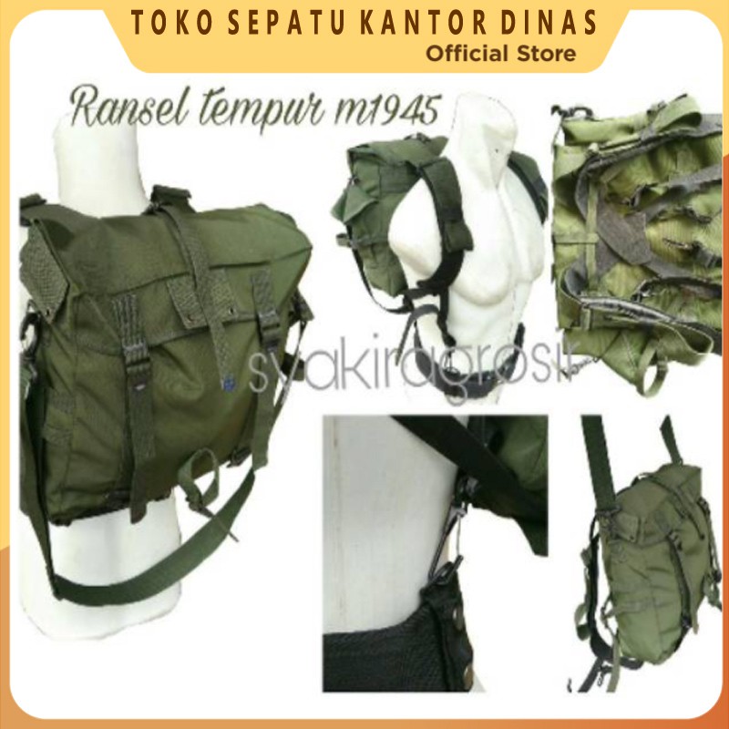 Jual Termurah di Shopee RANSEL TEMPUR TNI, RANSEL PUNGGUNG KECIL (RPK ...