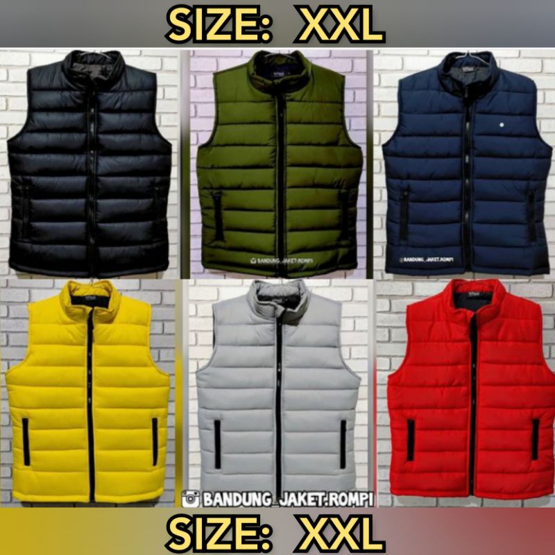 Jual Rompi Parasut Tebal Vest Biker Xxl Shopee Indonesia