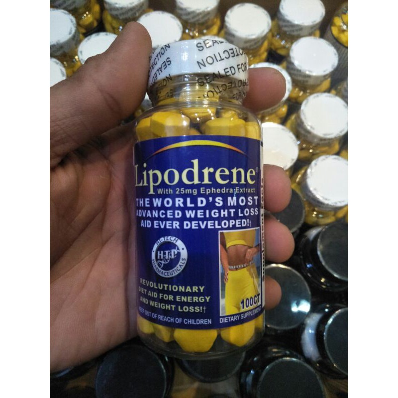 Jual lipodrene hitech 100 tabs kuning original setok bru | Shopee Indonesia