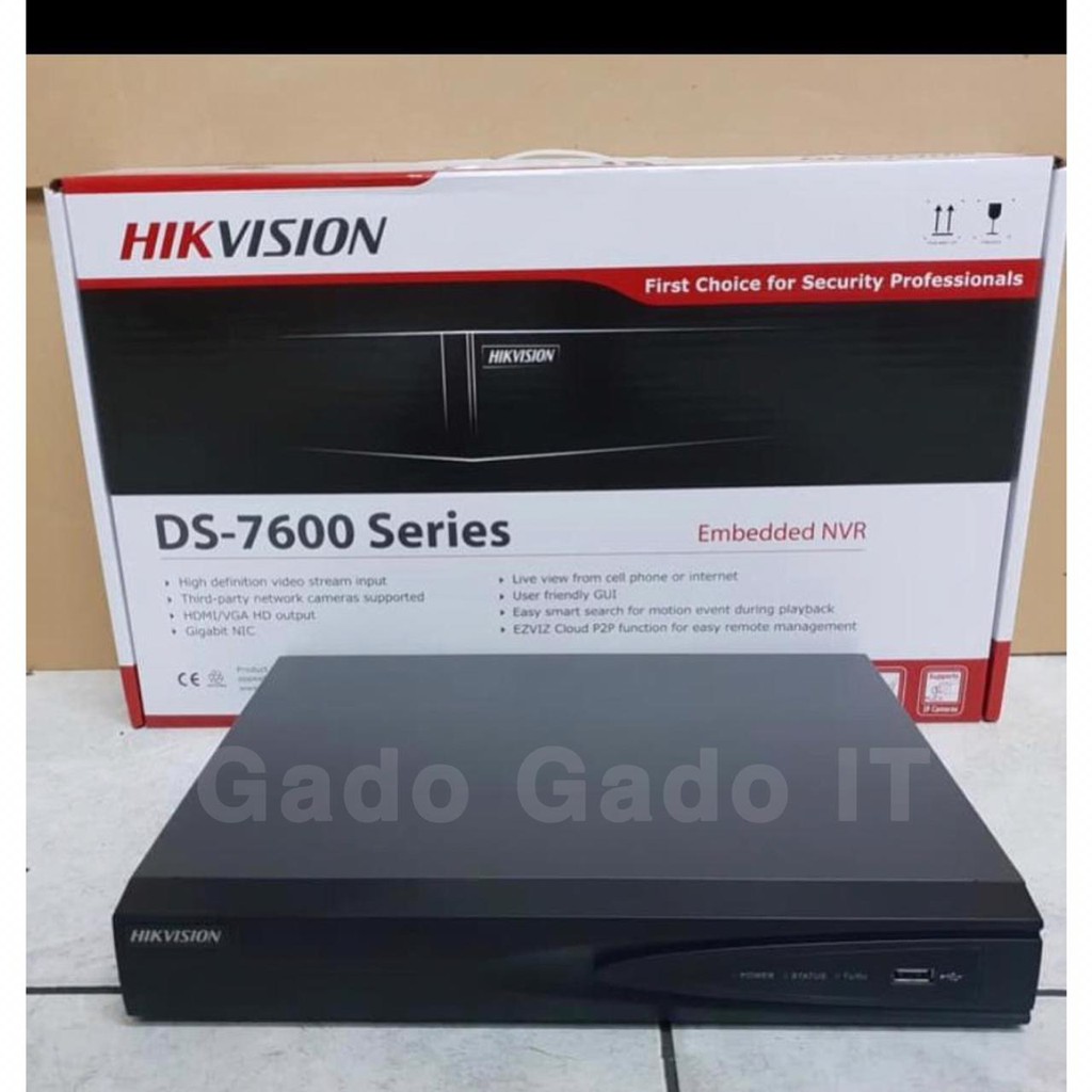 Jual NVR HIKVISION DS-7600 Series Support Camera 4 Channel Full HD ...