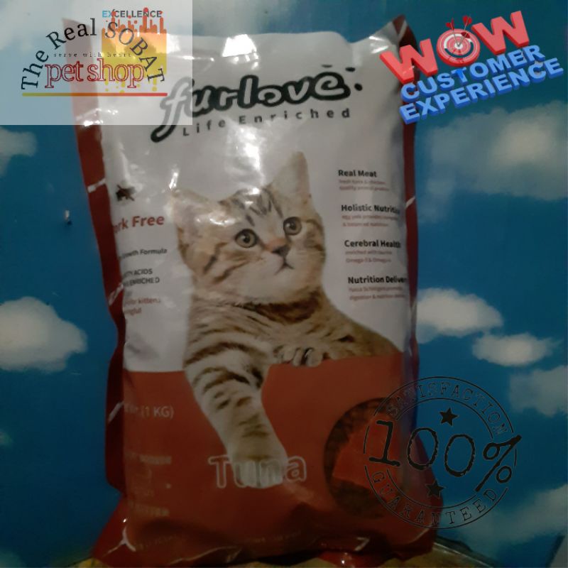 Jual Furlove Kitten Cat Food 1 Kg | Makanan Kering Kitten Furlove 1 Kg