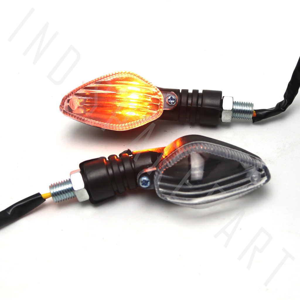 Jual Lampu Sen-Riting Mini-Set Putih Model Mega Pro New Monoshock Bisa ...