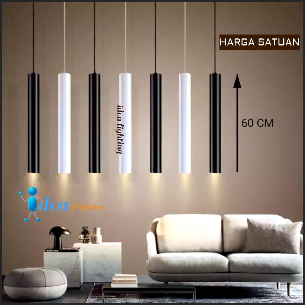 Jual Lampu Gantung MODERN MINIMALIS TUBE TYPE 808/1 60 CM Pendant Light ...