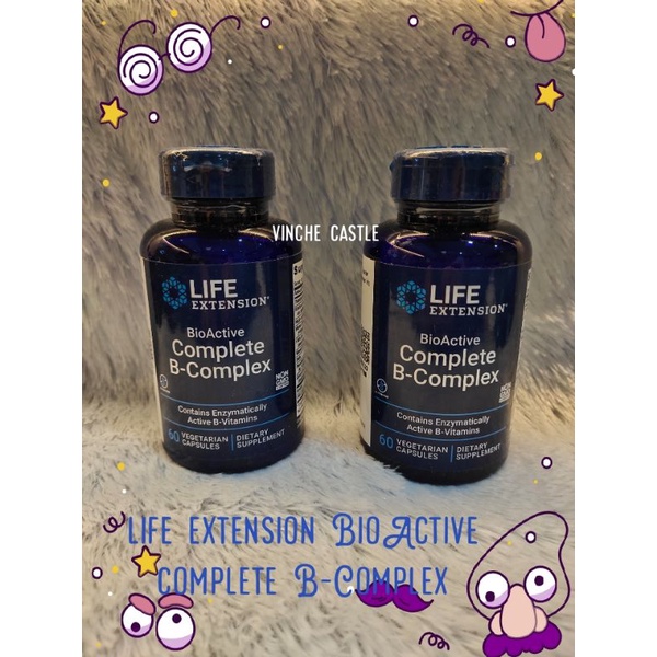 Jual Life Extension BioActive Complete B Complex 60 Veg Capsule (USA ...