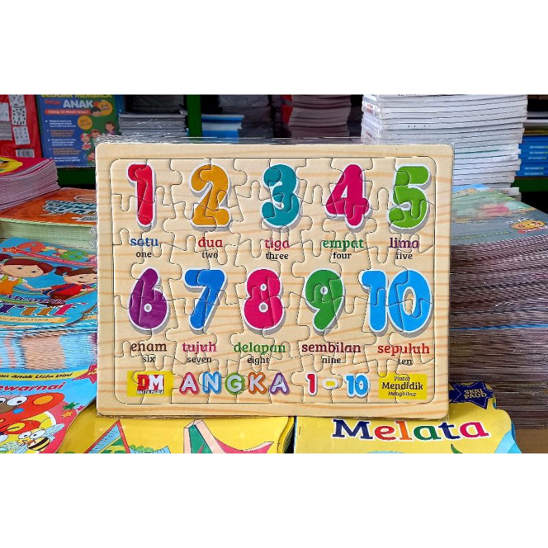 Jual Puzzle/ Puzle/ Pazel MENGENAL ANGKA ukuran Besar | Shopee Indonesia