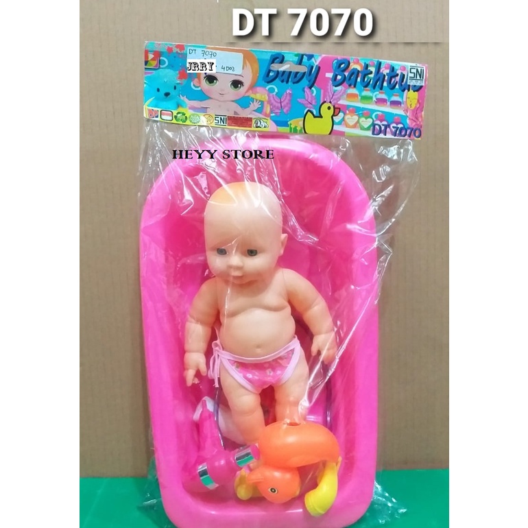 Jual MAINAN BAYI MANDI MAINAN MANDI BAYI BABY BATHTUB DT7070 MAINAN ANAK PEREMPUAN MAINAN MANDIIN BAYI Shopee Indonesia