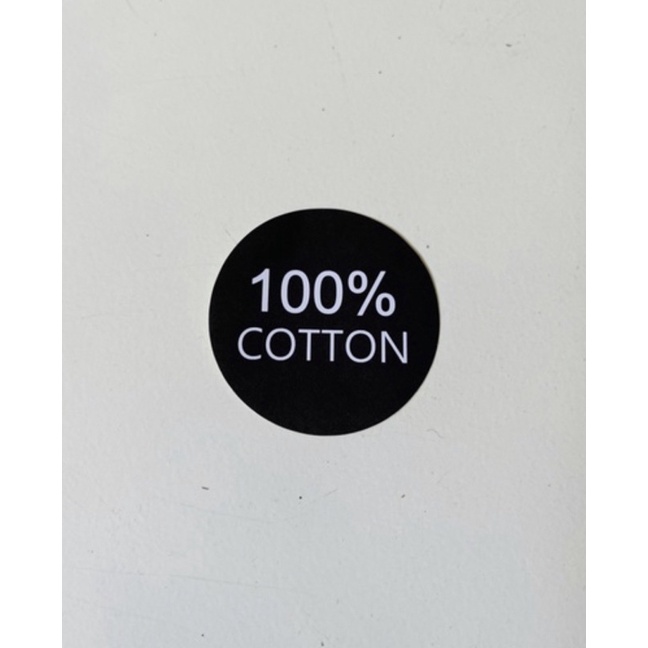 Jual sticker bulat 100% cotton | Shopee Indonesia
