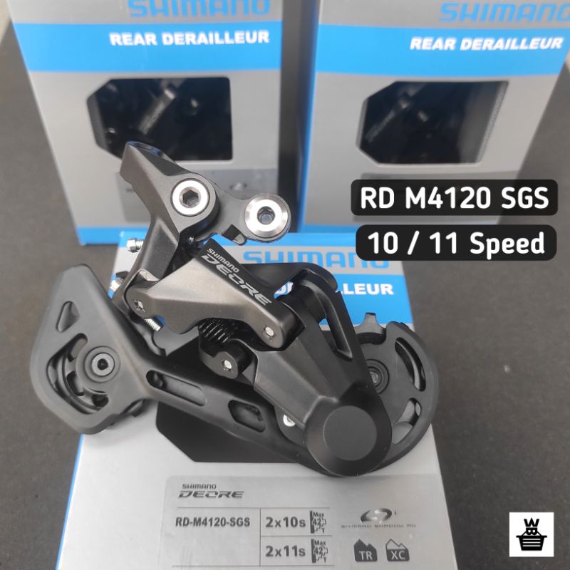 Jual RD Shimano Deore 10 11 Speed M4120 SGS Shadow Rear