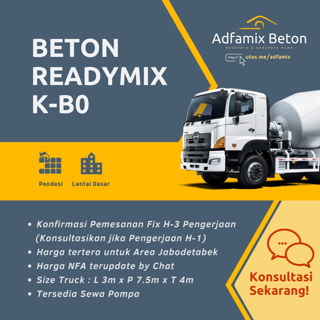 Jual Beton Readymix Mutu K B K K K K K K K K