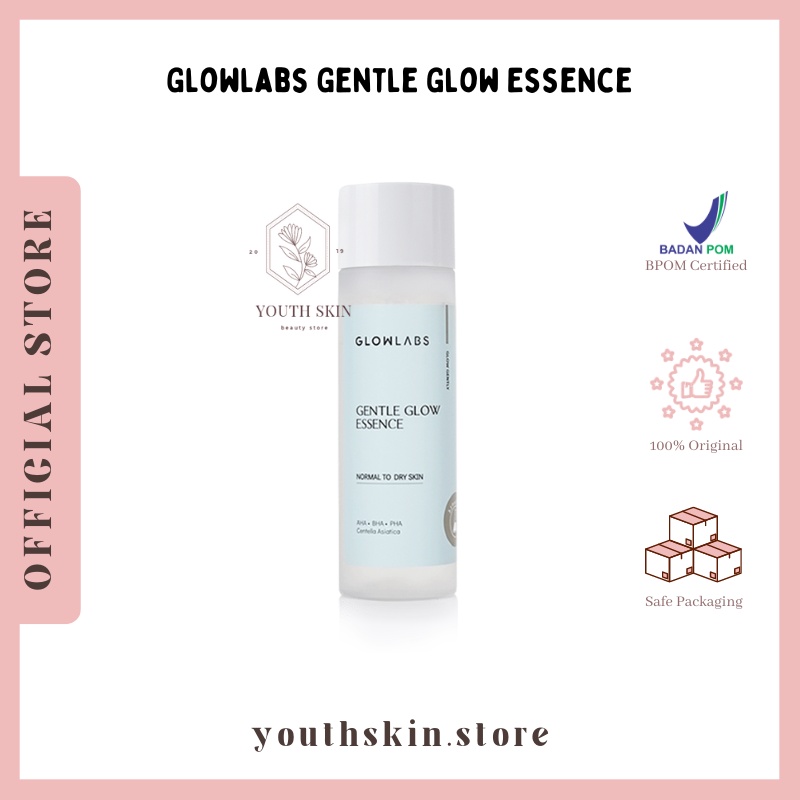 Jual Glowlabs Gentle Glow Essence (AHA, BHA, PHA + Centella Asiatica Gentle Exfoliator