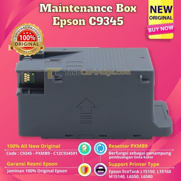 Jual Maintenance Box Epson L15150 L15160 M15140 L6550 L6580 New Original Best Shopee Indonesia 4815