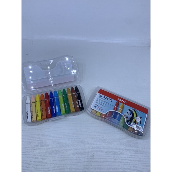 Jual Crayon Joyko Oil Pastel 12 Warna Shopee Indonesia