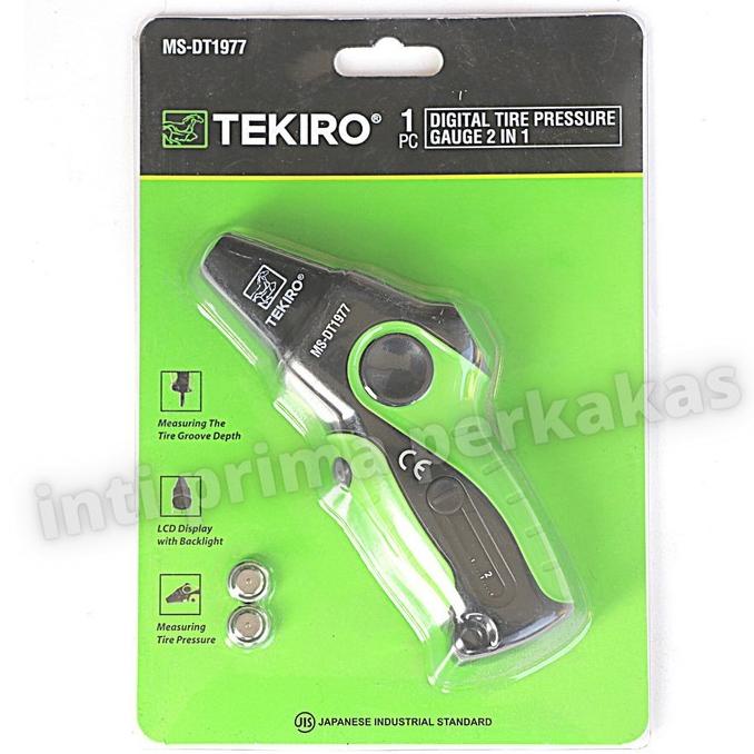 Jual Alat Ukur Tekanan Ban Digital TEKIRO 2in1 Digital Tire Pressure ...