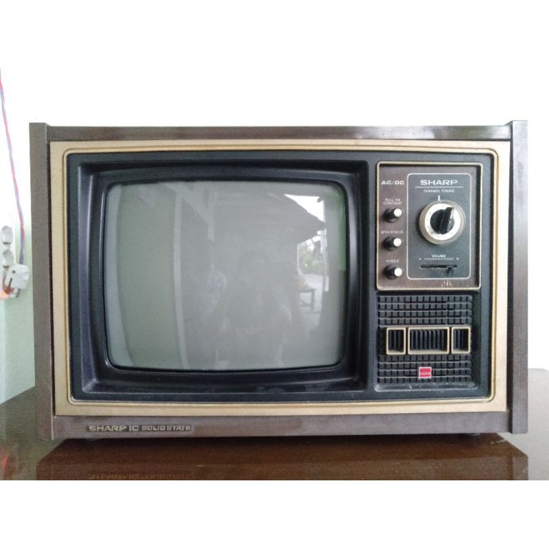 Jual TV Sharp jadul unik antik lawas bekas kuno Shopee Indonesia