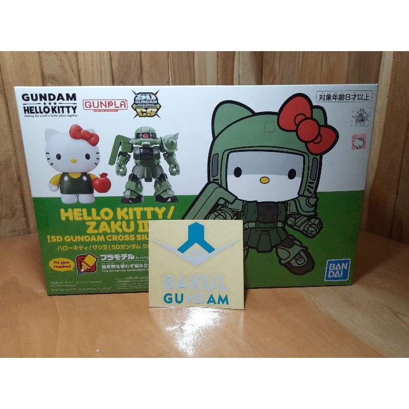 Jual Sd Gundam Cross Silhouette Sdcs Hello Kitty Zaku Ii Bandai