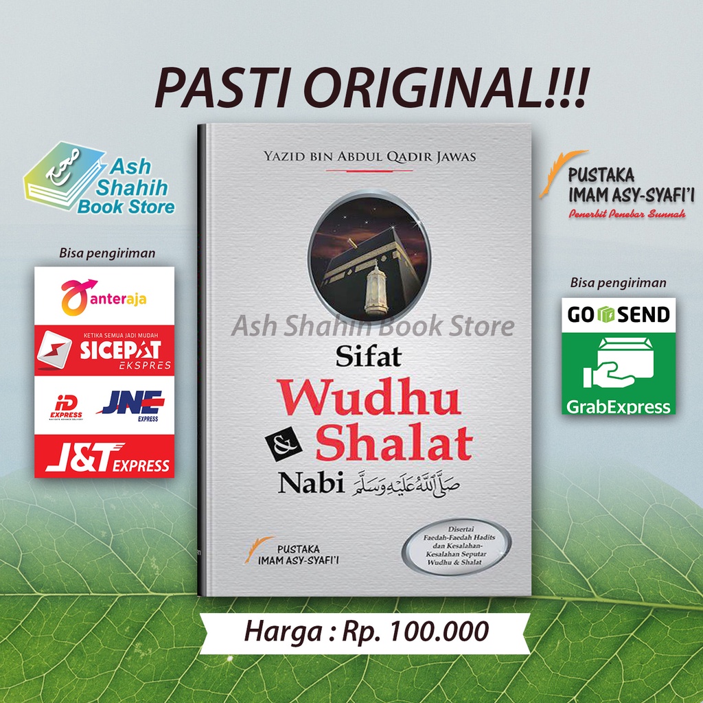 Jual Sifat Wudhu Dan Shalat Nabi Original Yazid Bin Abdul Qadir Jawas