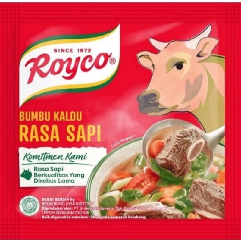 Jual Royco rasa sapi 9 gr isi 12 pcs | Shopee Indonesia