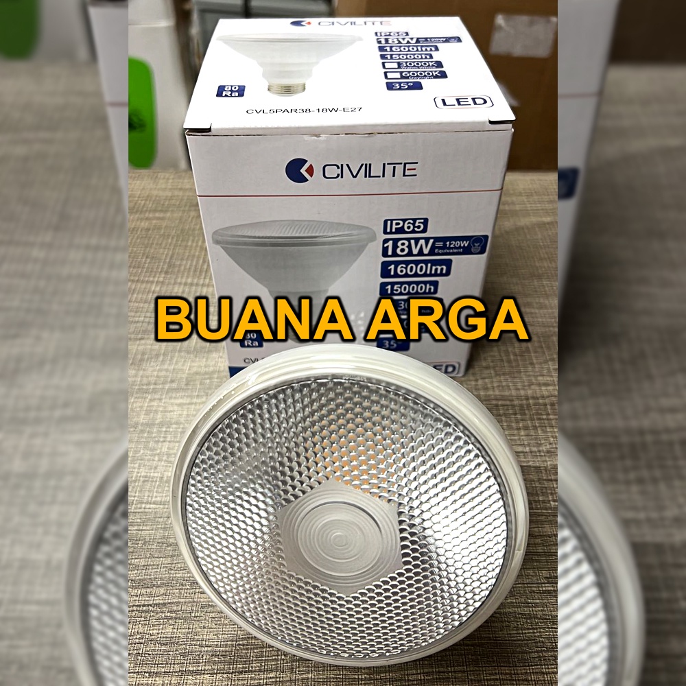 Jual Lampu Civilite 5 PAR 38 18W 220V | Shopee Indonesia