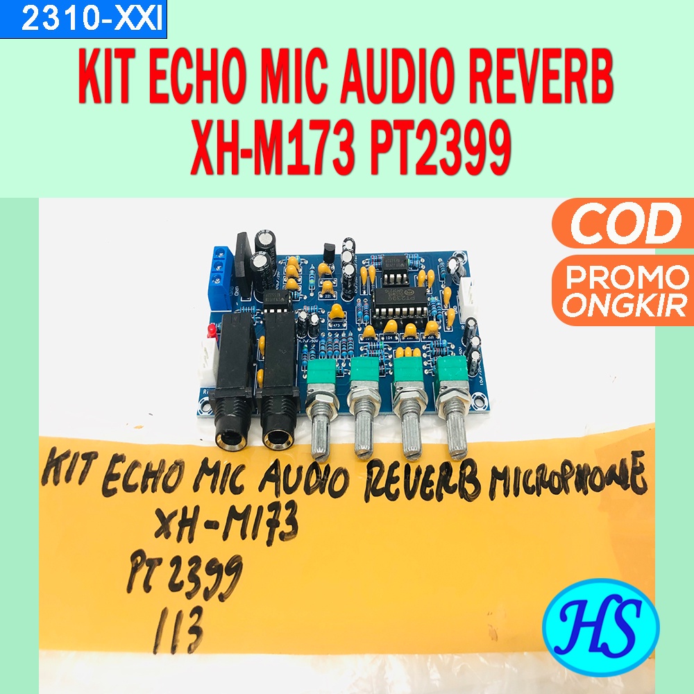 Jual KIT ECHO MIC AUDIO REVERB XH-M173 PT2399 MICROPHONE | Shopee Indonesia