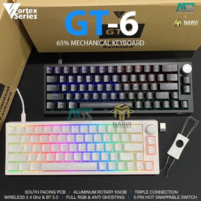 Jual [DISKON TERMURAH] VortexSeries GT6 Wireless Hotswappable