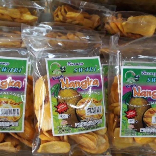 Jual Keripik Kripik Buah Nangka Super Burung Swari Camilan Cemilan Khas