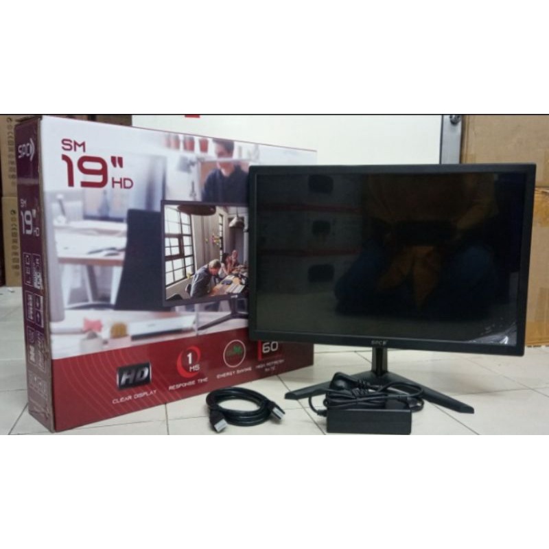 Jual SPC Monitor LED PC Komputer Gaming 19 Inch, Paling Murah | Shopee ...