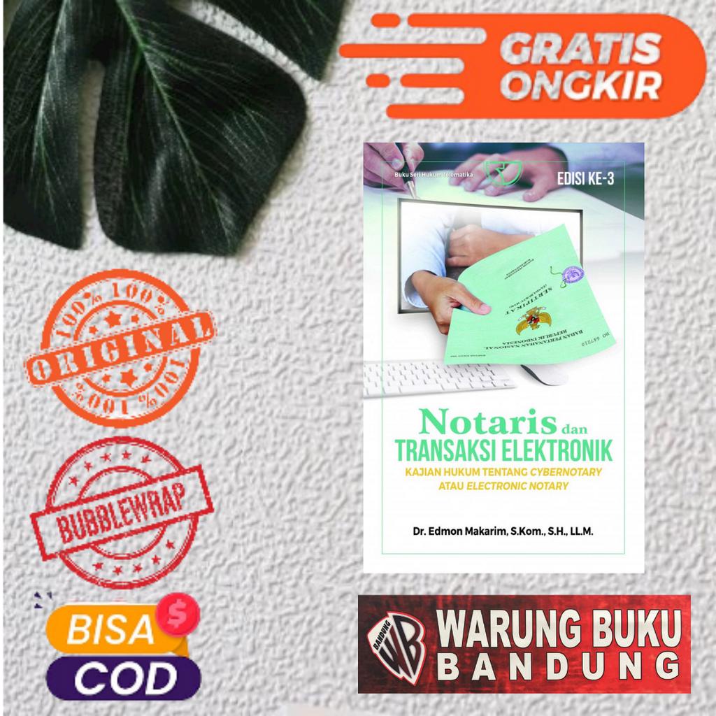 Jual Buku Notaris Dan Transaksi Elektronik Kajian Hukum Tentang