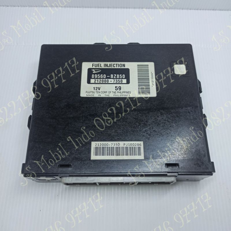 Jual Ecu Komputer Computer Avanza 89560-BZ850 Full Injetion 2011 2012 ...