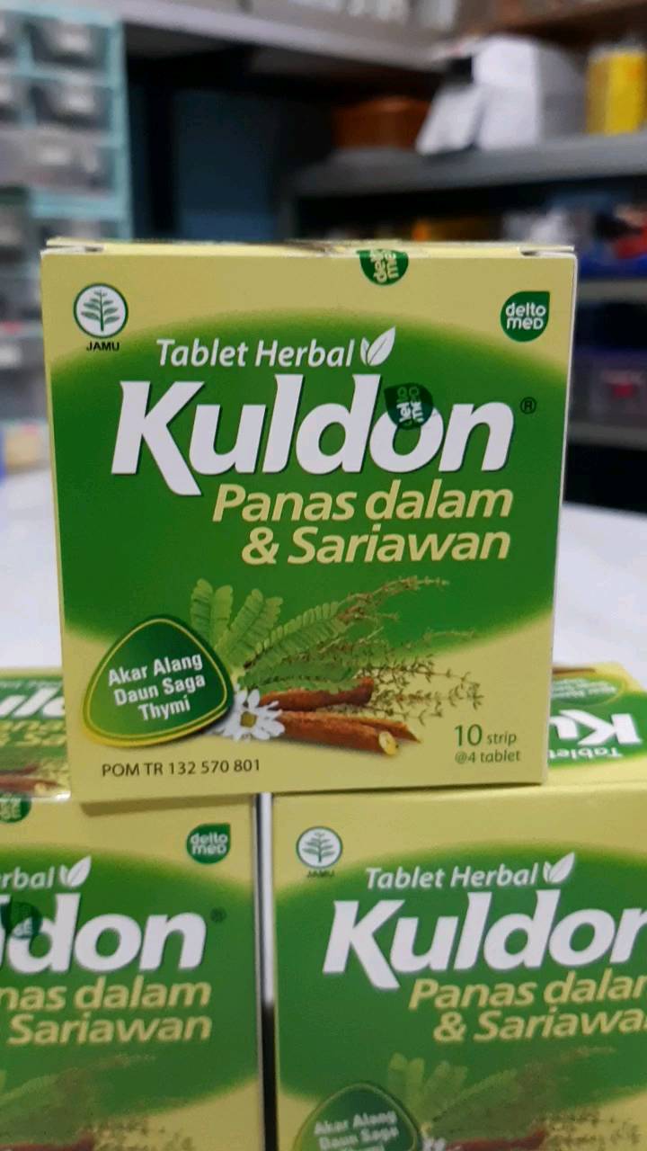 Jual [EKTRAK DAUN SAGA] KULDON / TABLET HERBAL SARIWAN / PANAS DALAM ...