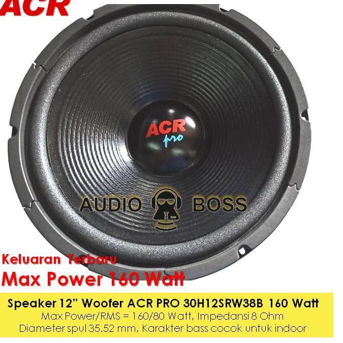 Jual Speaker Inch Woofer Acr Pro Watt Speaker Woofer Wufer