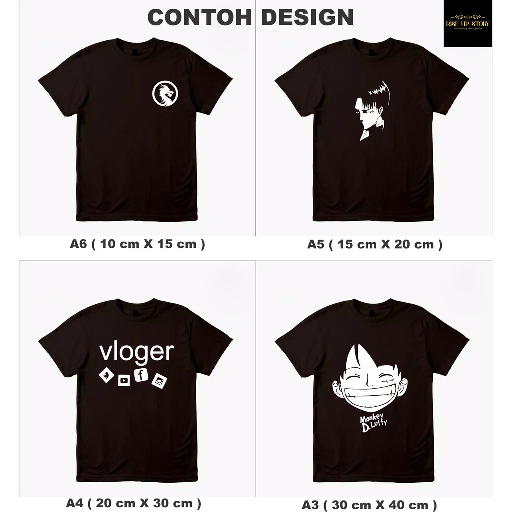 Contoh design baju t shirt online