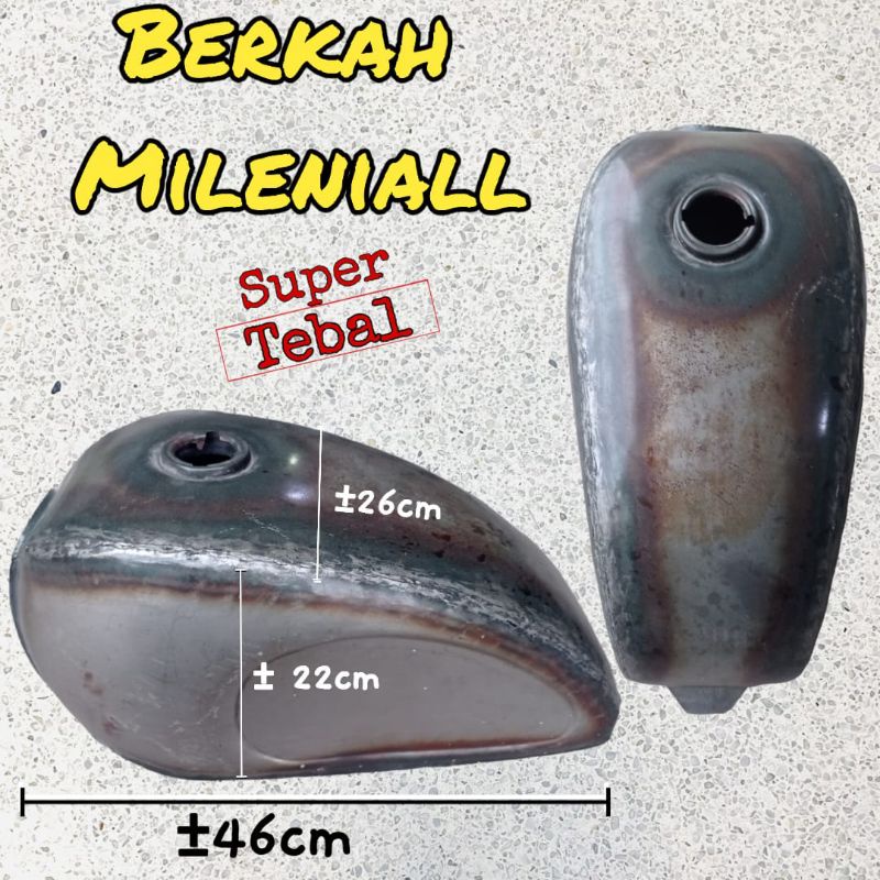 Jual Tangki custom japstyle caferacer Bobber scrambler model Triumph ...