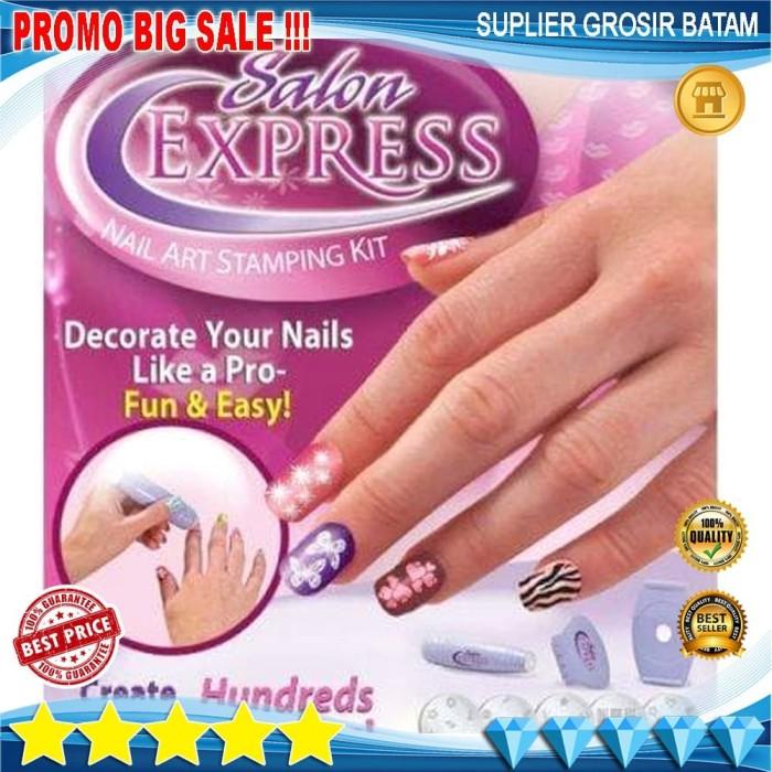 Jual Vald | Nail Art Stamping Stiker Nail Art Salon Express Terbaru ...