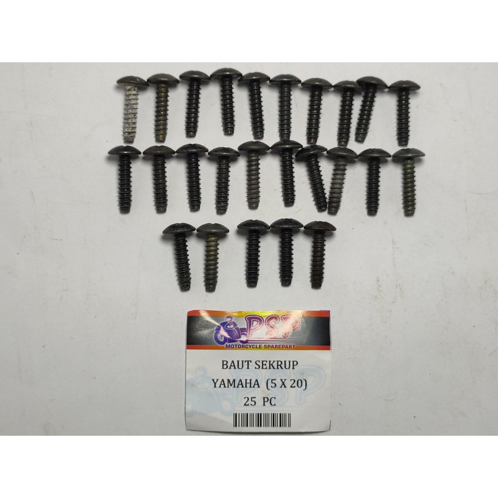 Jual Baut Sekrup Yamaha 5 x 20 _ Baud Box Filter HONDA Panjang 20mm ...
