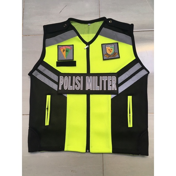 Jual Rompi Jala Double Mes Logo Polisi Militer PM | Shopee Indonesia