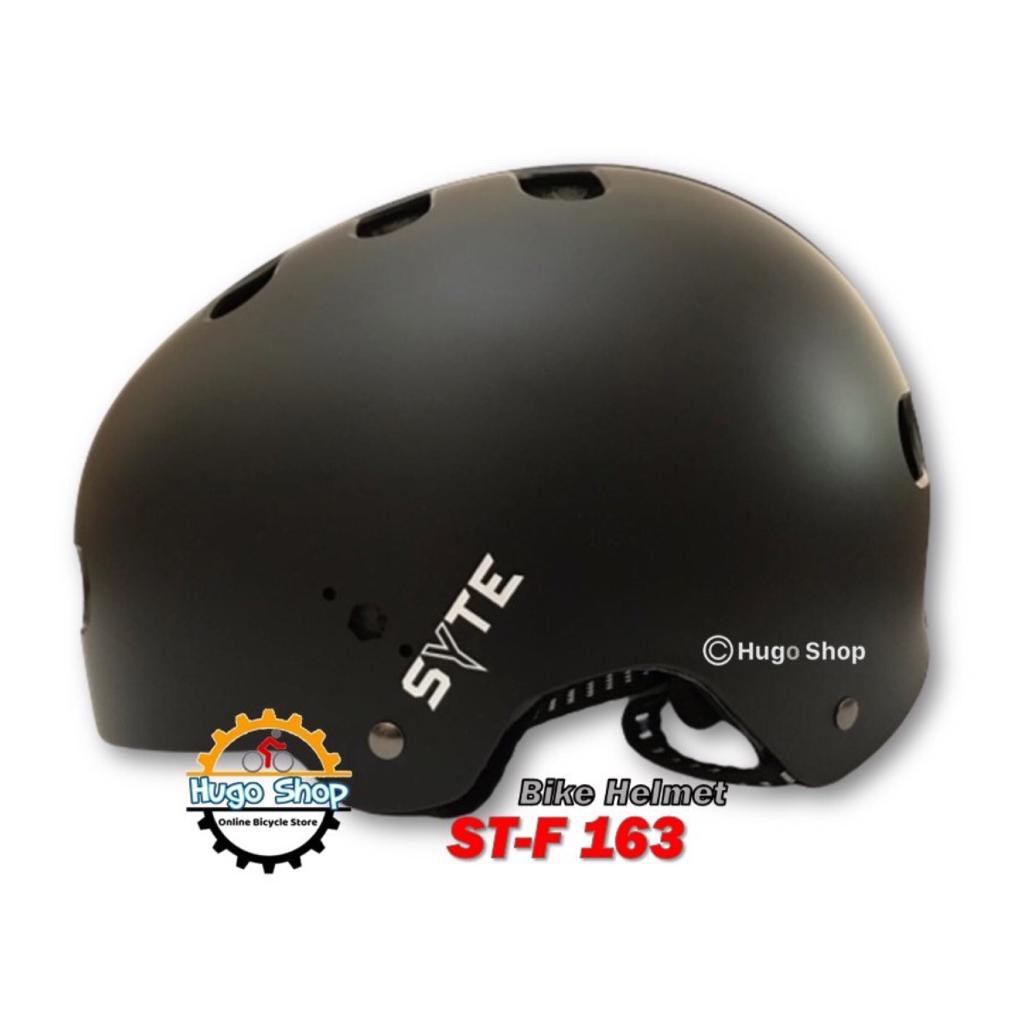 Jual Helm Sepeda SYTE ST-F163 Black | Shopee Indonesia