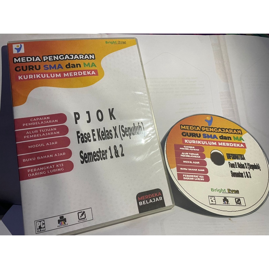 Jual CD MODUL AJAR SMA/MA PJOK FASE E ( KELAS X ) | Shopee Indonesia