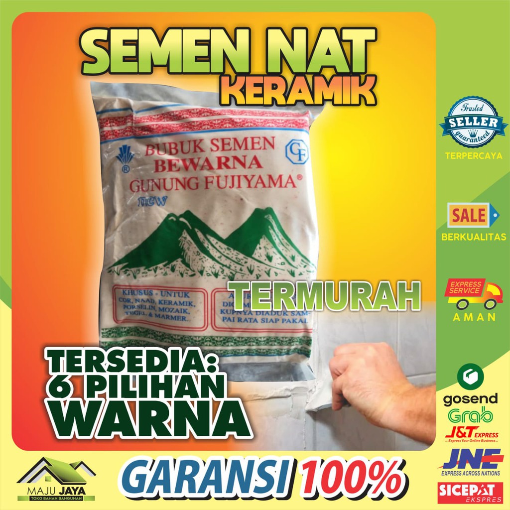 Jual Semen Oker Semen Warna Semen Nat Naat Nad Naad Keramik Marmer