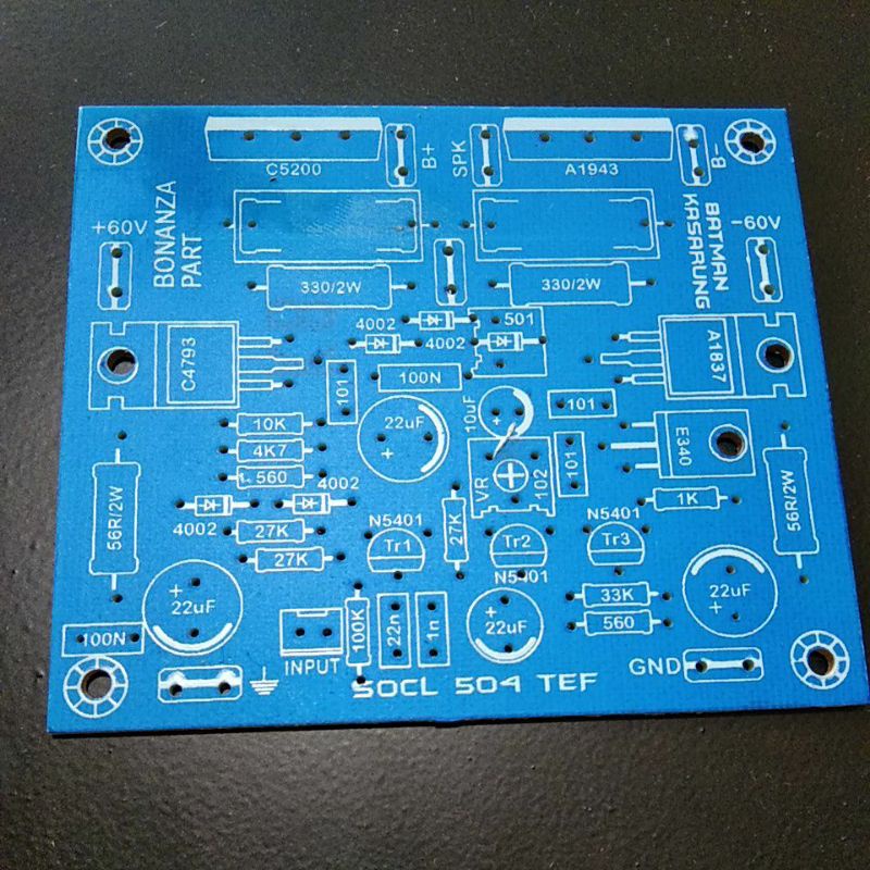 Jual Pcb socl 504 amplifier board pcb SOCL 504 | Shopee Indonesia