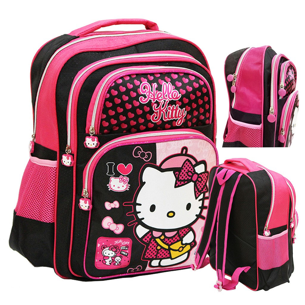 Jual Tas Anak Pwkids 32 backpack mcm black Import dan Tas sekolah