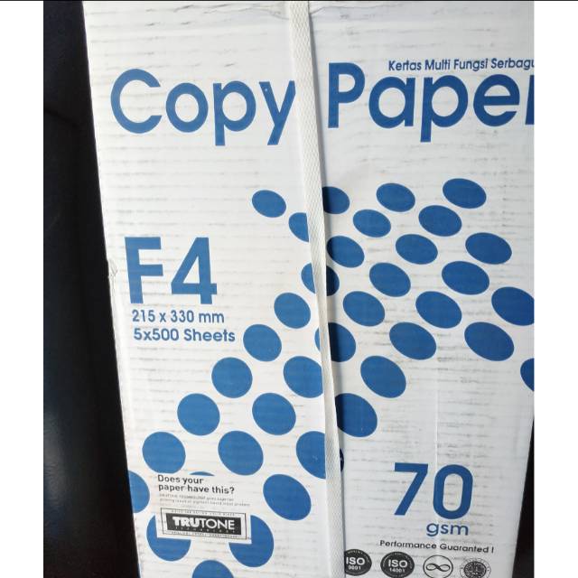 Jual Kertas Hvs F4 70 Gram Copy Paper | Shopee Indonesia