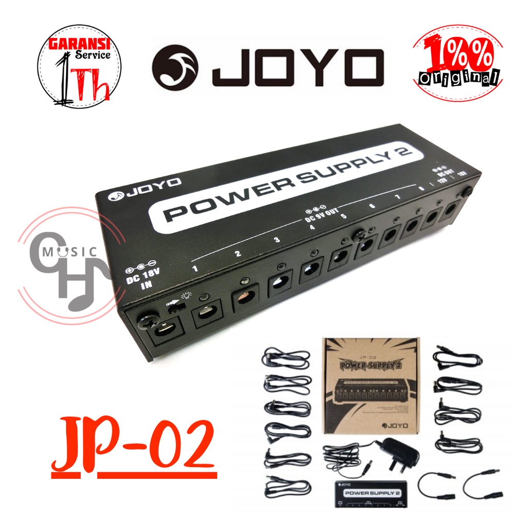 Jual JOYO Jp-02 Guitar Effect Pedal Multi Power Supply | Shopee Indonesia