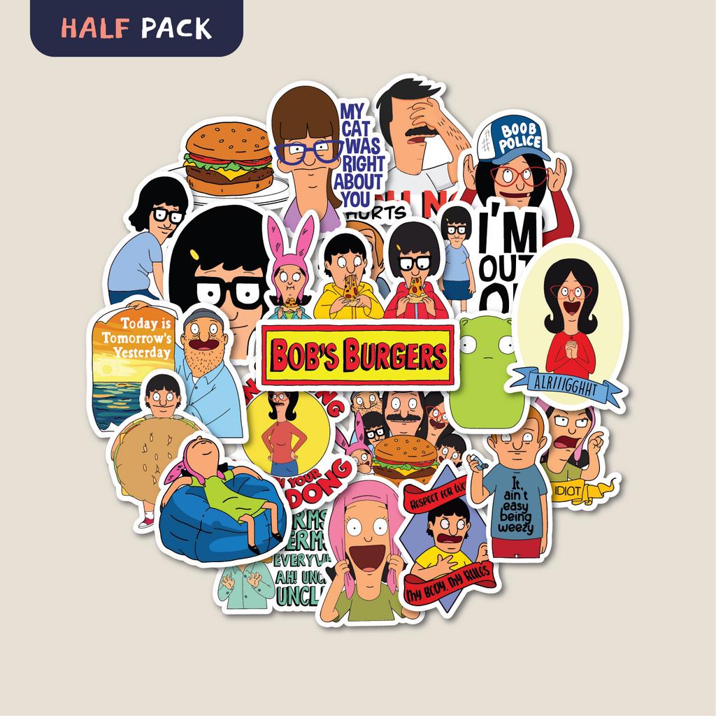 Jual STICKER PACK BOB'S BURGERS | STICKER TUMBLER | STIKER LAPTOP KOPER ...