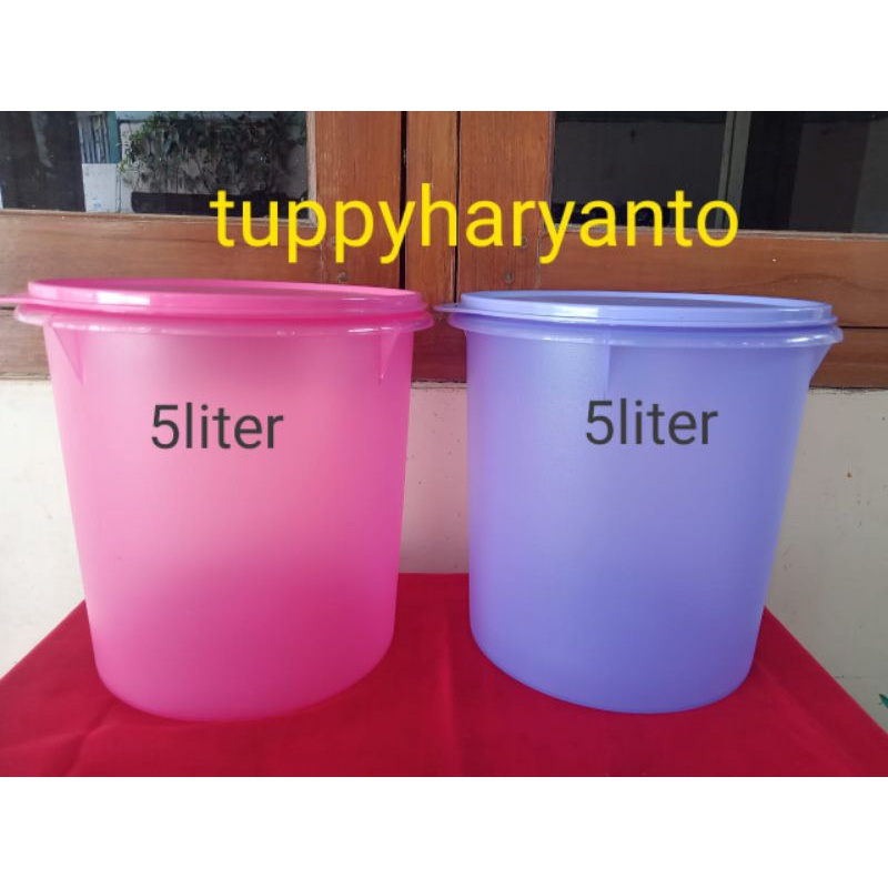 Jual Toples crispy canister 5liter tupperware toples besar / toples ...