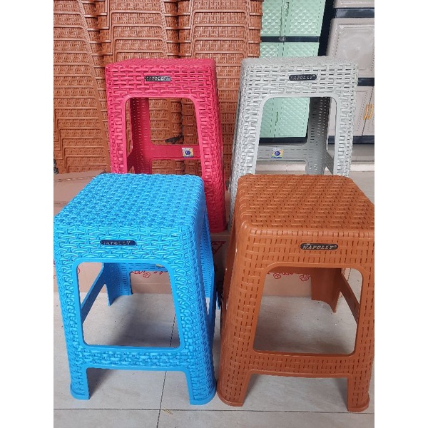 Jual Kursi Plastik Bakso Napolly Motif Anyam Rotan Termurah Shopee