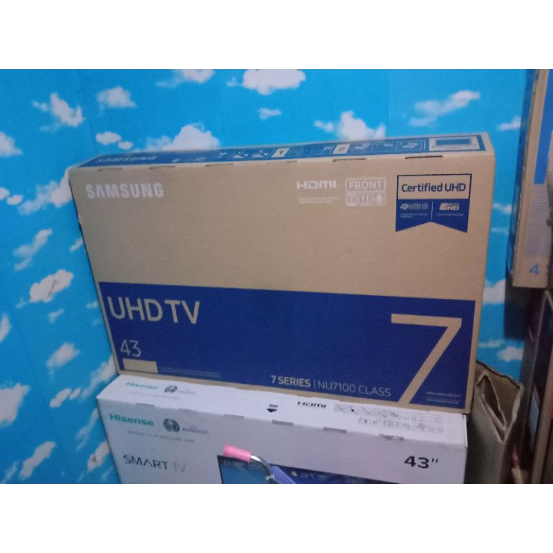 Jual TV Led 43 Inch Samsung Ultra HD 4K UHD smart TV - NU7100 | Shopee ...