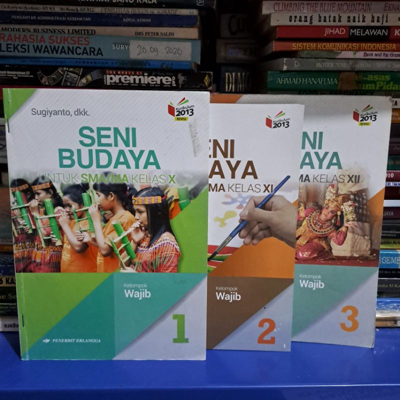 Jual BUKU BEKAS ERLANGGA -SENI BUDAYA KELAS 1/2/3 SMA K13 REVISI ...