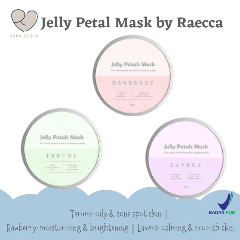 Jual Jelly Petal Mask Raecca (Original 100%) | Shopee Indonesia